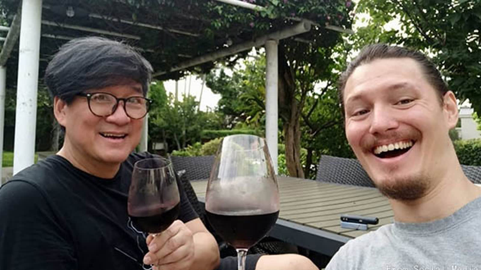 Wakin Chau, 60, Praised For Looking Young Next To His 31-Year-Old Son