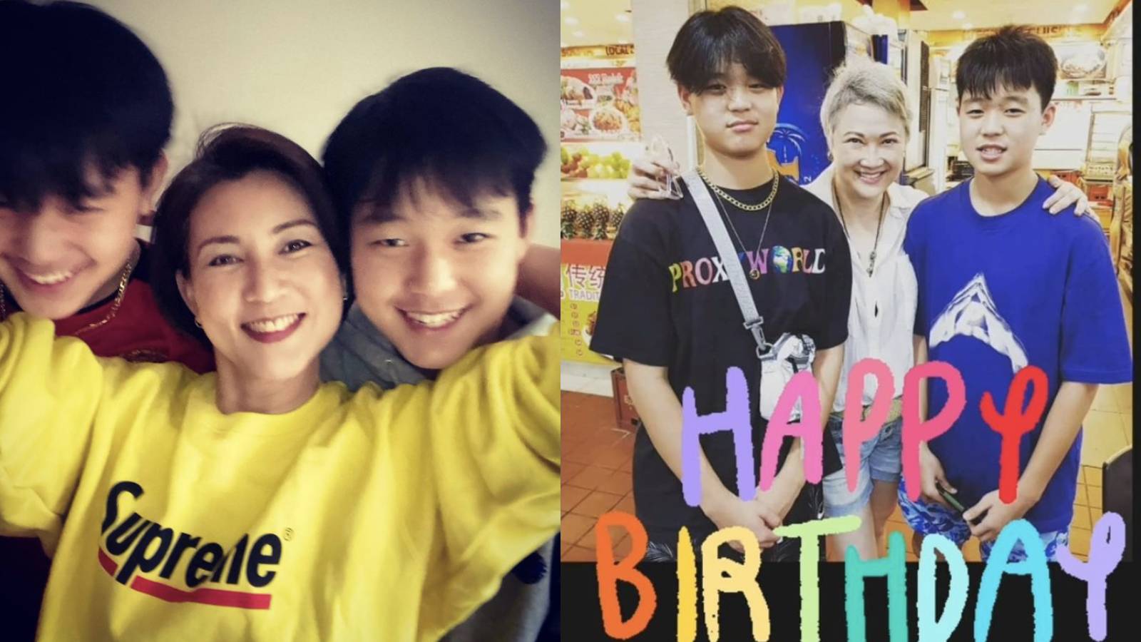 Ivy Lee’s 16-Year-Old Twin Sons Are Now Taller Than Her (And Their Godmother Hong Huifang)