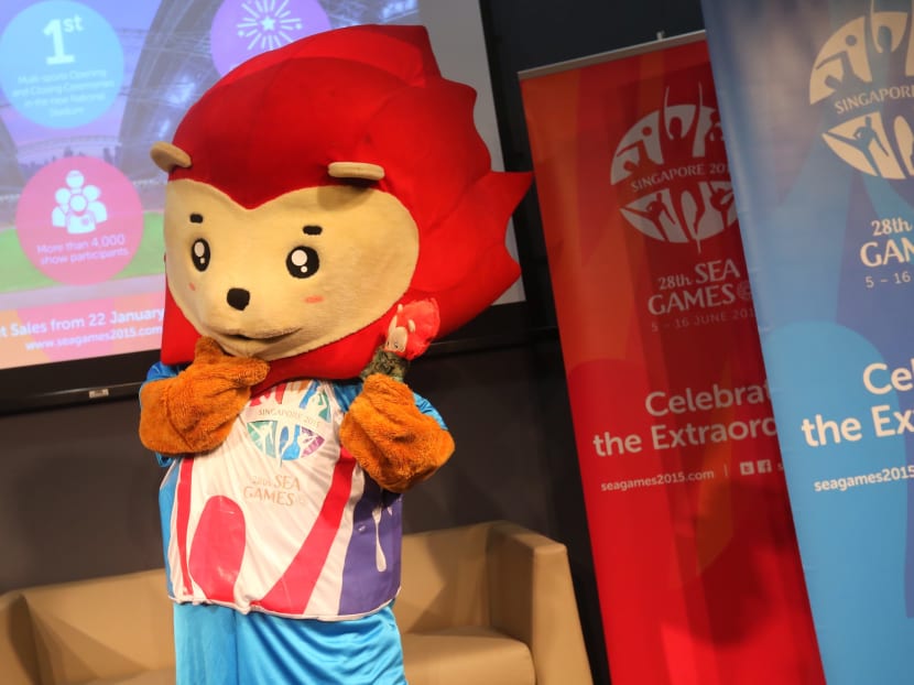 The mascot of the 28th Southeast Asian Games Nila, at the Opening Ceremony Press Conference on Jan 15 2015. TODAY file photo