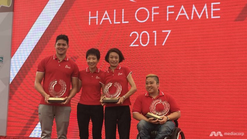 Joseph Schooling, Theresa Goh, Laurentia Tan enter Singapore's Sport Hall of Fame