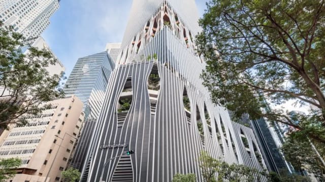 51楼鸟瞰市区景色　环保建筑在获总统设计奖的凯源中心