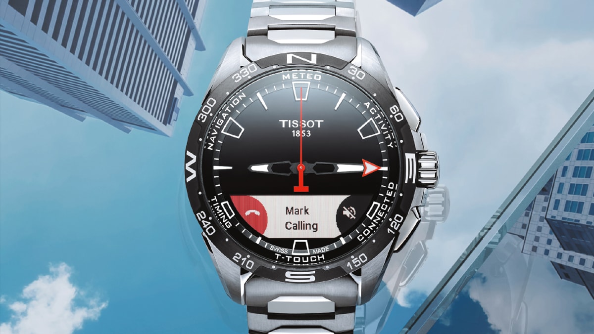 Smartwatch with a Swiss touch This solar powered hybrid watch