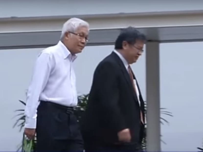 (Left, in white) Dr Winston Lee Siew Boon’s actions implied a defect of character that rendered him fundamentally.