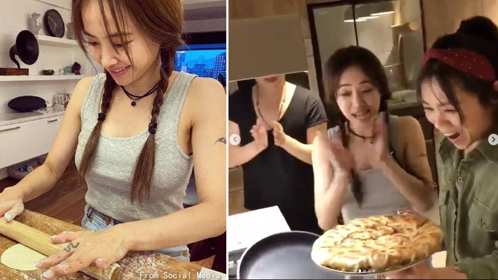 Jolin Tsai & Tanya Chua Met Up To Make Jiao Zi In Taiwan Jolin Tsai & Tanya Chua Met Up To Make Jiao Zi In Taiwan