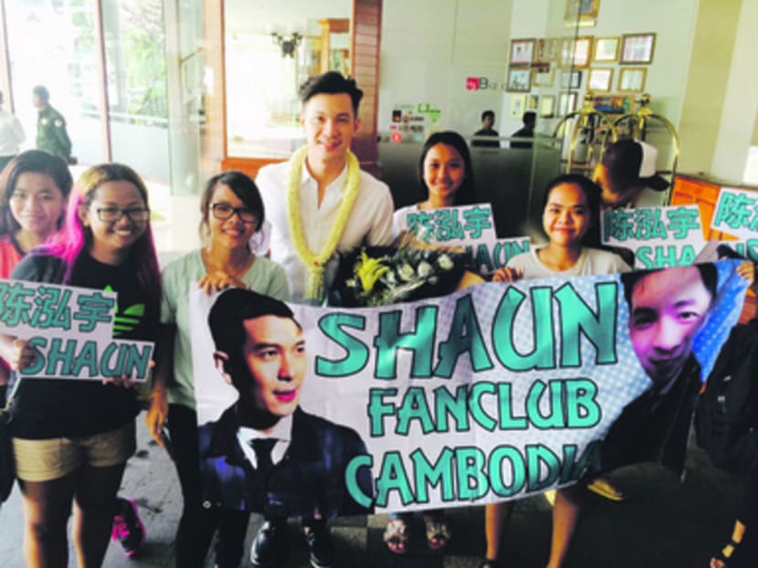 Shaun Chen, Felicia Chin, Rebecca Lim, Chen Hanwei get warm reception in Cambodia