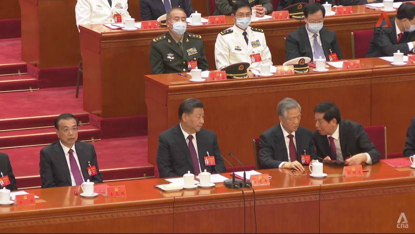 What happened before Hu Jintao was escorted out of Congress? CNA captured rare footage in lead-up What happened before Hu Jintao was escorted out of Congress? CNA captured rare footage in lead-up