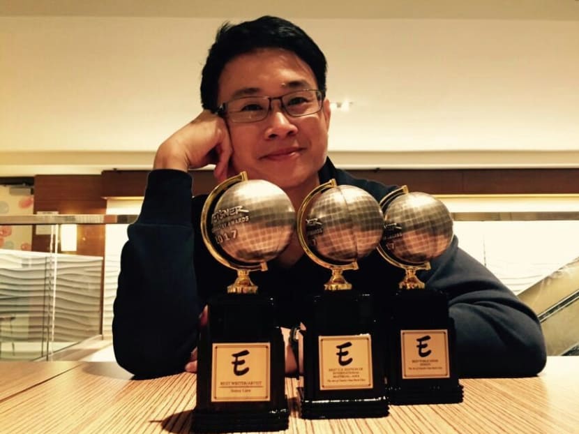 Sonny Liew bags three Eisner Awards at the annual Comic-Con event in San Diego. He is the first Singaporean to win the prestigious award. Photo: Chan Shiuan