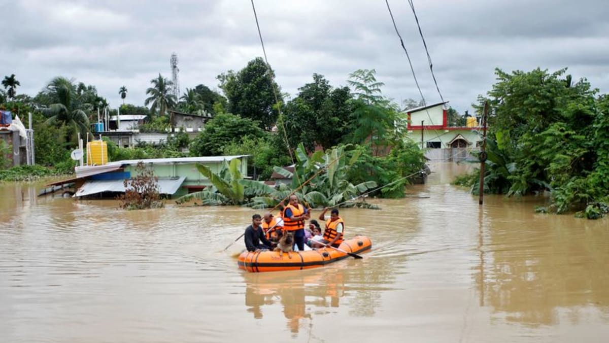 Floods, landslides in India’s Tripura displace tens of thousands