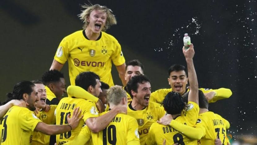 Football: Dortmund crush Leipzig 4-1 to lift German Cup Football: Dortmund crush Leipzig 4-1 to lift German Cup