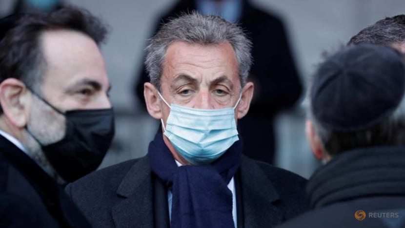 Former French president Sarkozy goes back on trial for illegal campaign funding Former French president Sarkozy goes back on trial for illegal campaign funding