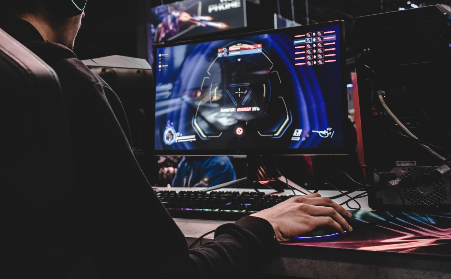A generic photo of an e-sports player. A generic photo of an e-sports player.