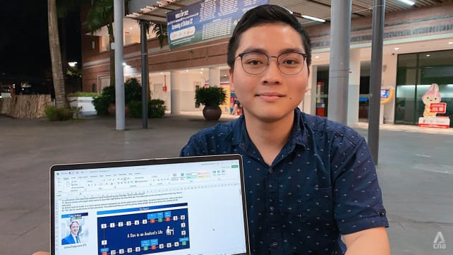 He loved numbers so much, this Singapore student became a finalist in an e-sports competition – on Microsoft Excel