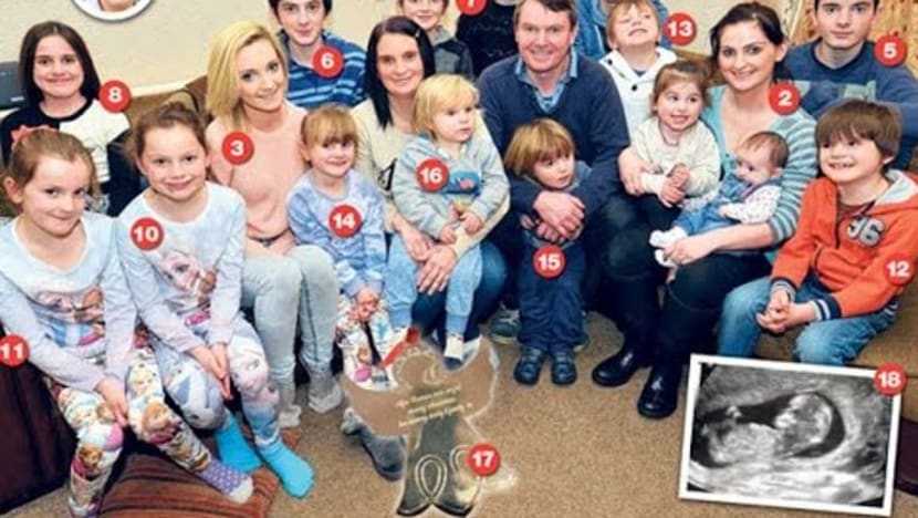 Keluarga terbesar di Britain akan berhenti dengan 20 anak kerana...