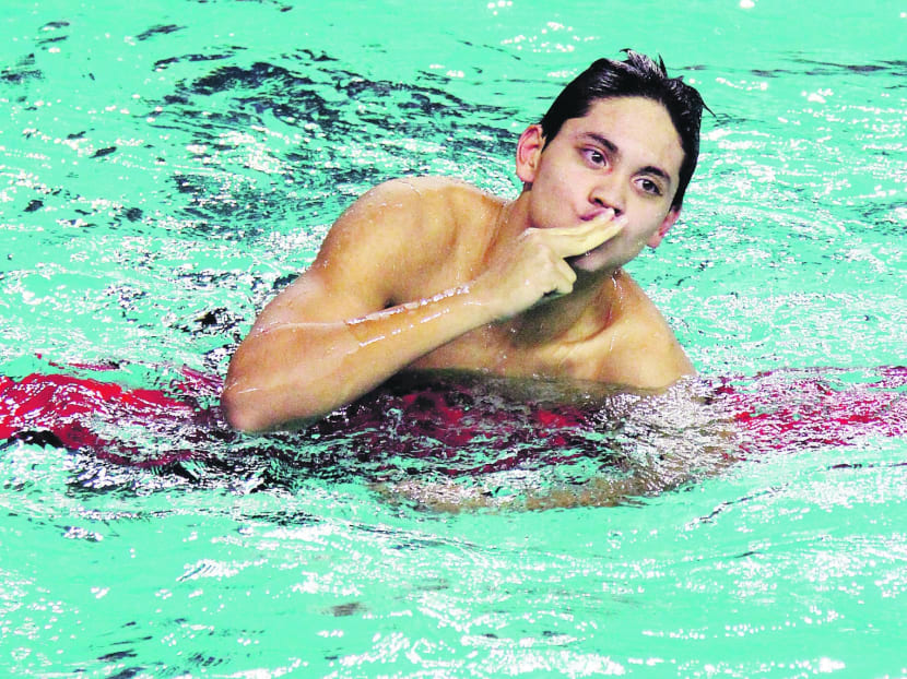 Mr Schooling is ranked in the top three in the 100m and 200m fly with Americans in his age group. TODAY FILE PHOTO