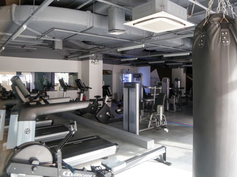 The interior of the Anytime Fitness outlet at Bukit Timah Shopping Centre on Dec 23, 2021. 