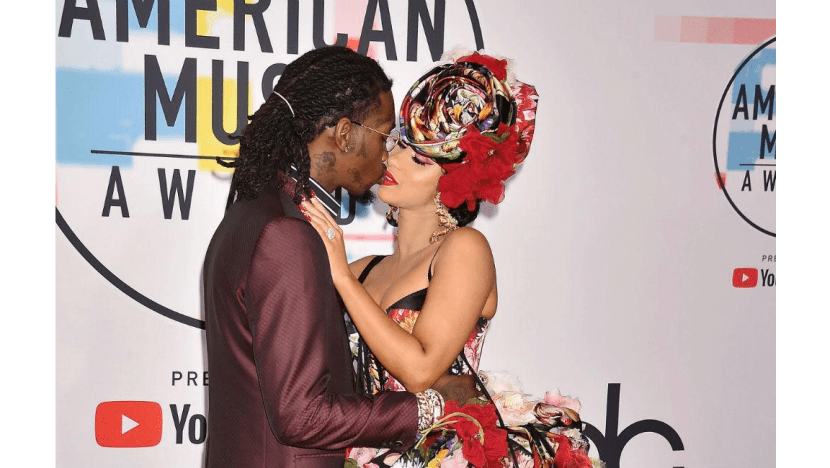 Cardi B and Offset celebrating second anniversary