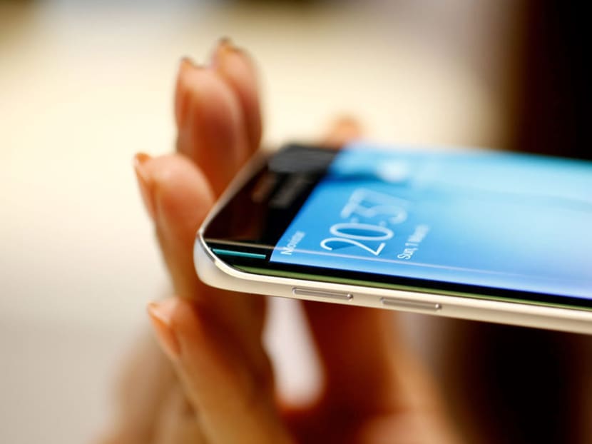 The Samsung Galaxy S6 Edge smartphone. Photo: Bloomberg