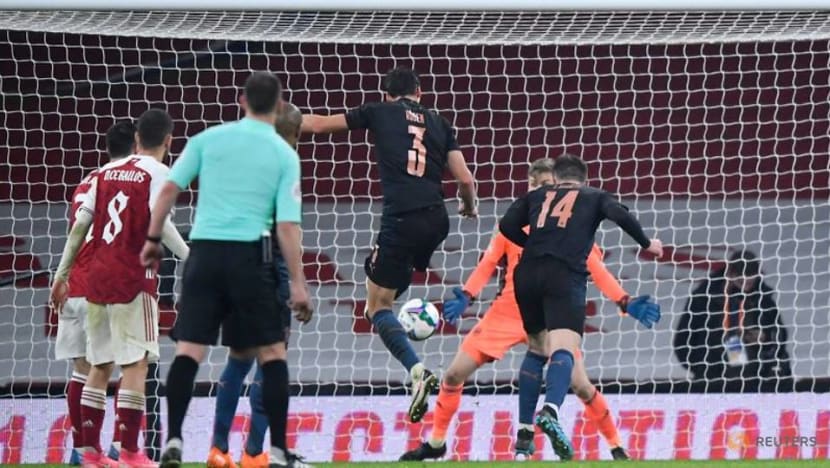Football: More misery for Arsenal in 4-1 League Cup exit to Man City Football: More misery for Arsenal in 4-1 League Cup exit to Man City