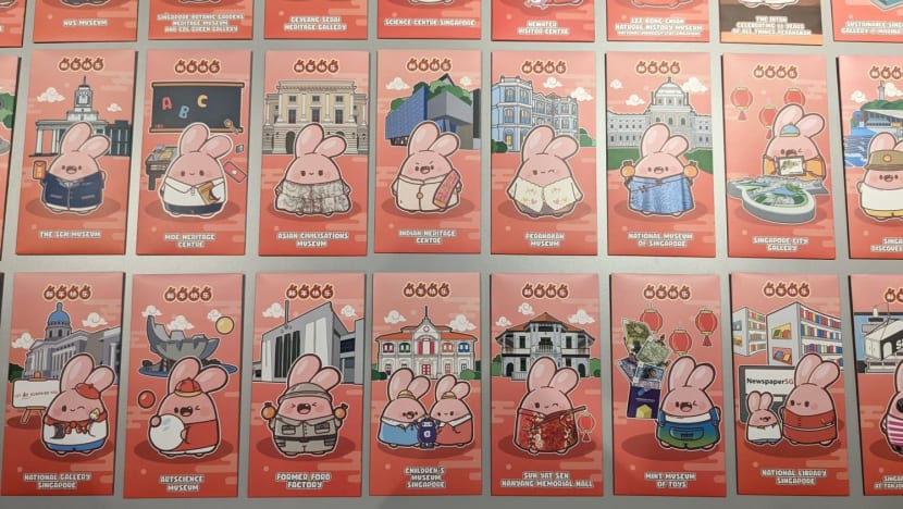 Limited edition Year of the Rabbit red packets available at 39 museums from Jan 6