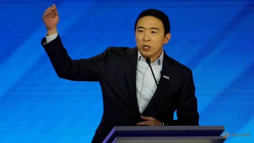 Andrew Yang announces withdrawal from Democratic presidential race Andrew Yang announces withdrawal from Democratic presidential race