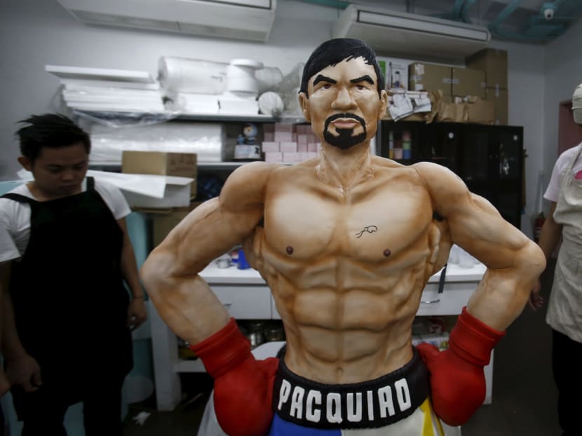 Gallery: Filipino baker makes life-sized cake of Pacquiao