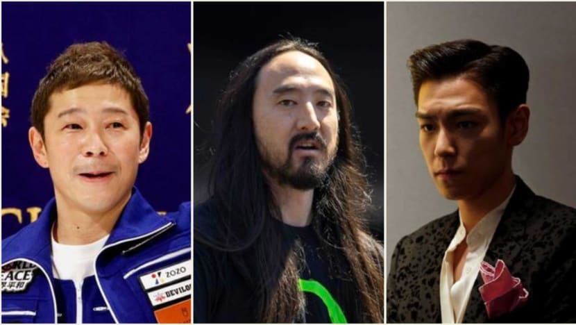 Japanese billionaire Maezawa picks K-pop star TOP, DJ Steve Aoki to join SpaceX moon trip Japanese billionaire Maezawa picks K-pop star TOP, DJ Steve Aoki to join SpaceX moon trip