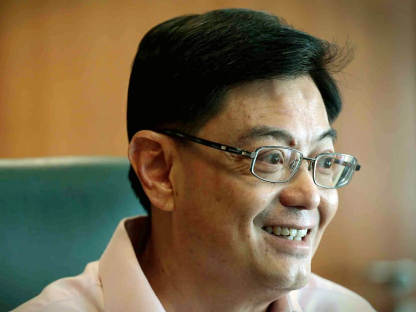 Education Minister Heng Swee Keat speaks at an interview on August 18, 2015. Photo: Jason Quah