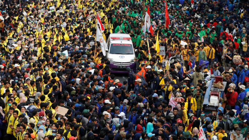 Indonesia's anti-graft Bill ushered in after deadly protests Indonesia's anti-graft Bill ushered in after deadly protests