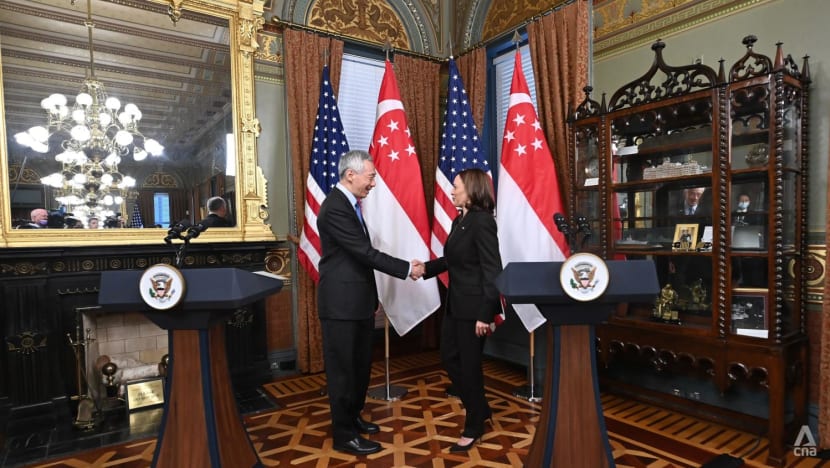 PM Lee, US Vice President Kamala Harris reaffirm ties, discuss continued cooperation 