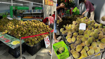 Sheng Siong Now Sells 3 For $10 Red Prawn & $15/kg MSW Durians
