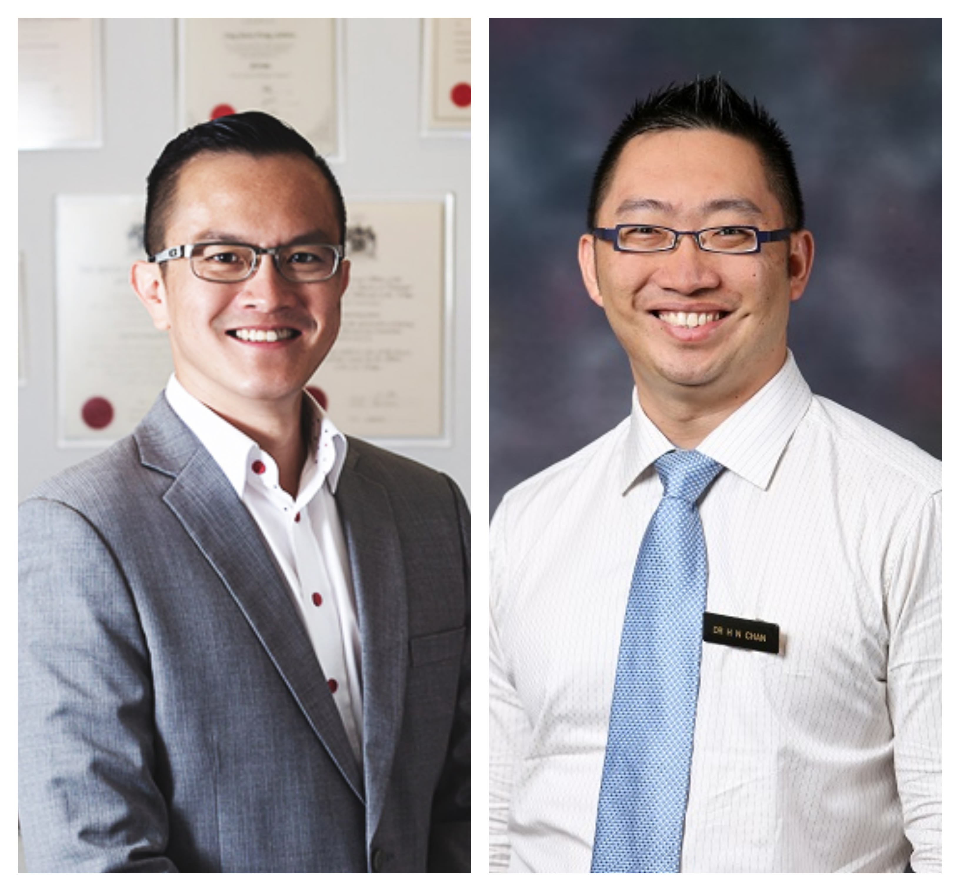 Dr Julian Ong Kian Peng (left), who ran Julian Ong Endoscopy & Surgery at Mount Elizabeth Novena Specialist Centre, and Dr Chan Herng Nieng (right) who runs his own private practice at Capital Mindhealth Clinic.
Dr Julian Ong Kian Peng (left), who ran Julian Ong Endoscopy & Surgery at Mount Elizabeth Novena Specialist Centre, and Dr Chan Herng Nieng (right) who runs his own private practice at Capital Mindhealth Clinic.
