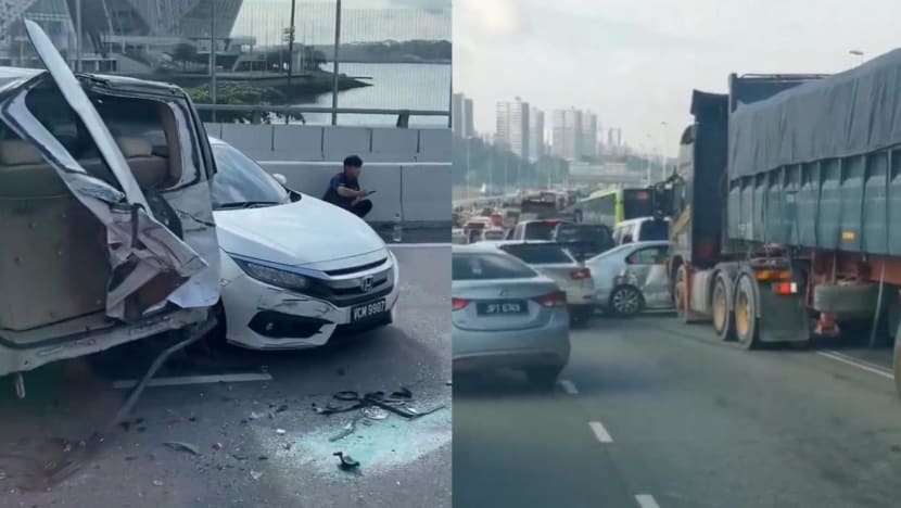 Causeway crash: Lorry driver arrested after initial police investigations found faulty brakes