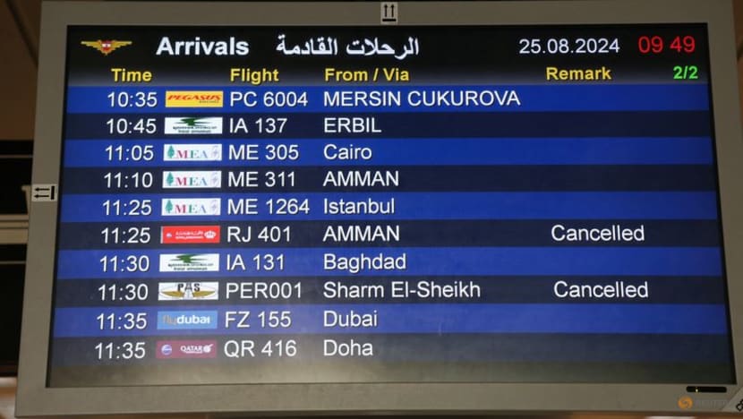 Airlines suspend Tel Aviv, Beirut flights over conflict risk