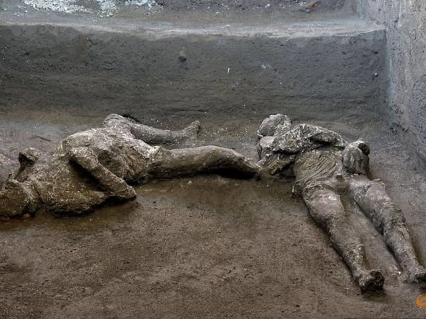 Pompeii's ruins yield scalded bodies of rich man and slave Pompeii's ruins yield scalded bodies of rich man and slave