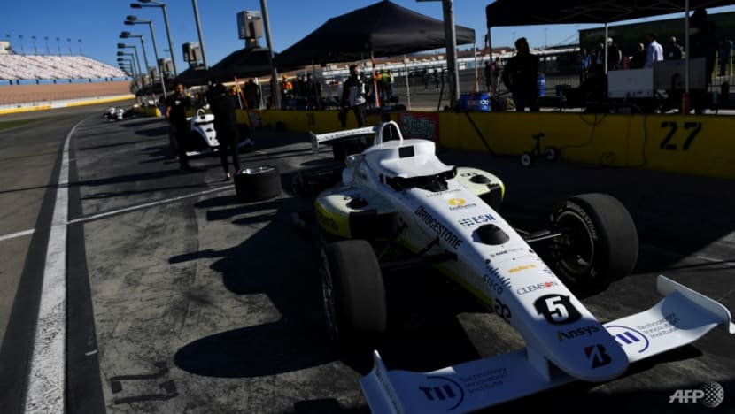 Self-driving race cars zip into history at CES
