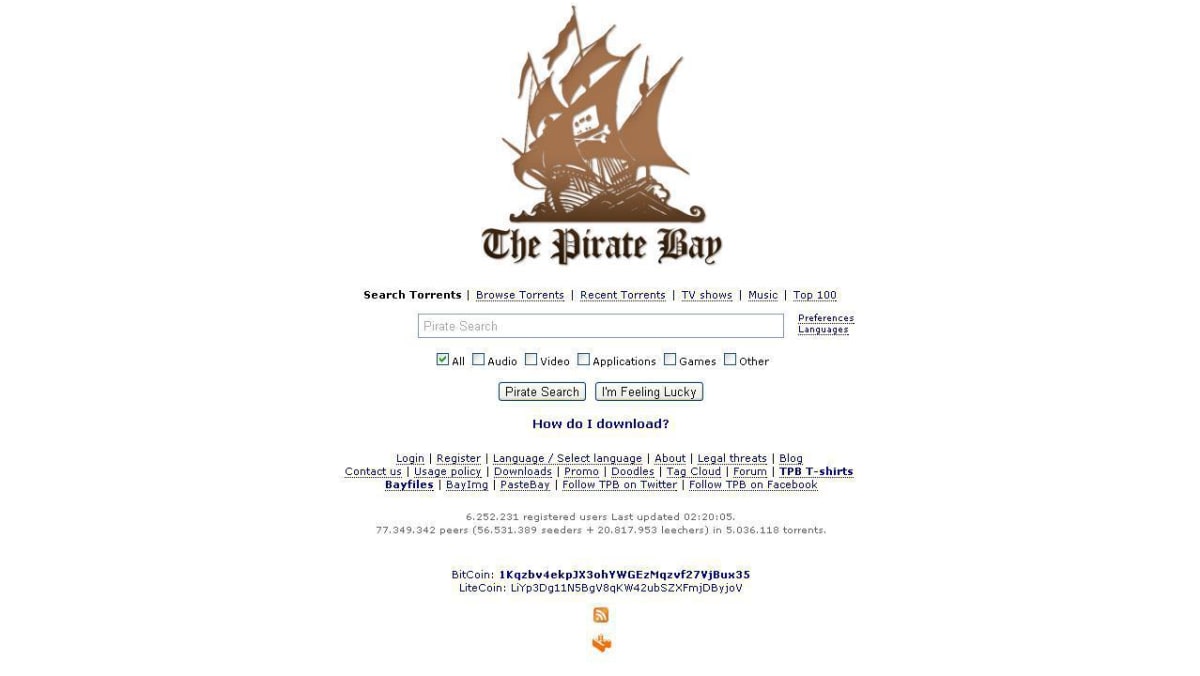 The collapse of the Pirate Bay, 'the world's most notorious file-sharing  site' - The Washington Post