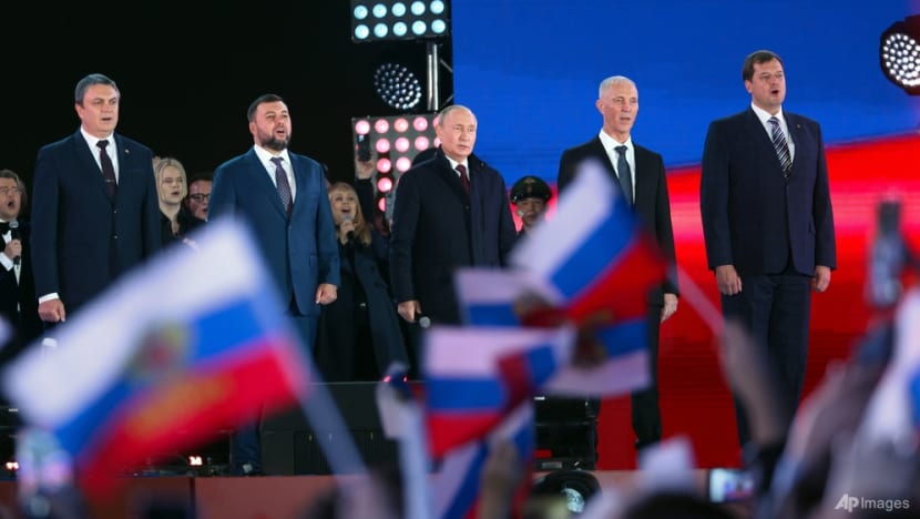 Russia isolated after backlash over annexed Ukraine regions Russia isolated after backlash over annexed Ukraine regions