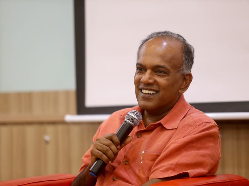 Anyone can succeed in Singapore, regardless of family background, said law and Home Affairs Minister K Shanmugam at the Nee Soon GRC Women's Dialogue 2018 at Kebun Baru Community Club.
