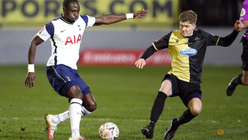 Vinicius hits hat-trick as Spurs end lowly Marine's FA Cup run Vinicius hits hat-trick as Spurs end lowly Marine's FA Cup run