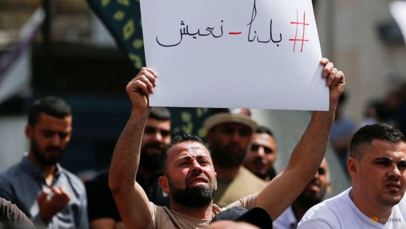 Palestinians protest against soaring prices ahead of strike Palestinians protest against soaring prices ahead of strike
