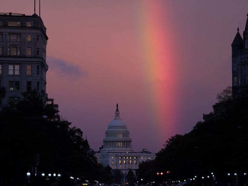 Photo of the day: A rainbow forms over the US Capitol as evening sets on midterm Election Day in Washington, US, on November 6, 2018. Democrats harnessed voter fury toward United States President Trump to win control of the House of Representatives.