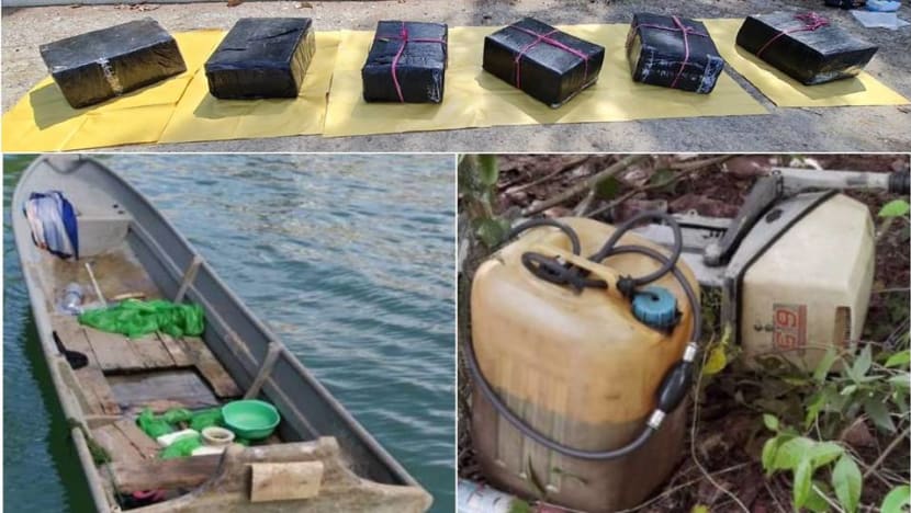 Two Indonesian men charged with unlawful entry into Singapore; contraband cigarettes found during arrest Two Indonesian men charged with unlawful entry into Singapore; contraband cigarettes found during arrest
