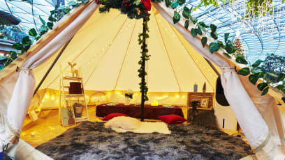 Glamping Tents At Jewel Changi Airport Still Available To Book For Picnics, So You Don’t Have To Worry About The Weather