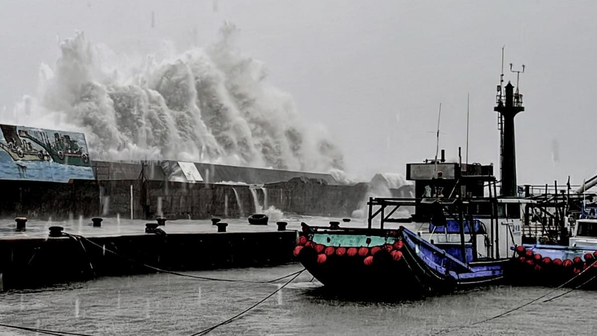 Typhoon Kong-rey is expected to be the largest storm by size to hit Taiwan in 30 years. Typhoon Kong-rey is expected to be the largest storm by size to hit Taiwan in 30 years.