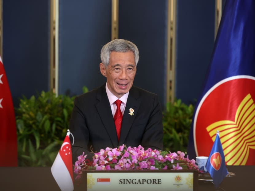 Singapore urges Myanmar to cooperate with ASEAN, 'gravely concerned' with situation in country: PM Lee Singapore urges Myanmar to cooperate with ASEAN, 'gravely concerned' with situation in country: PM Lee