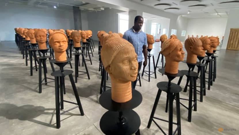 Missing Chibok girls sculpted in clay in Nigeria art project Missing Chibok girls sculpted in clay in Nigeria art project