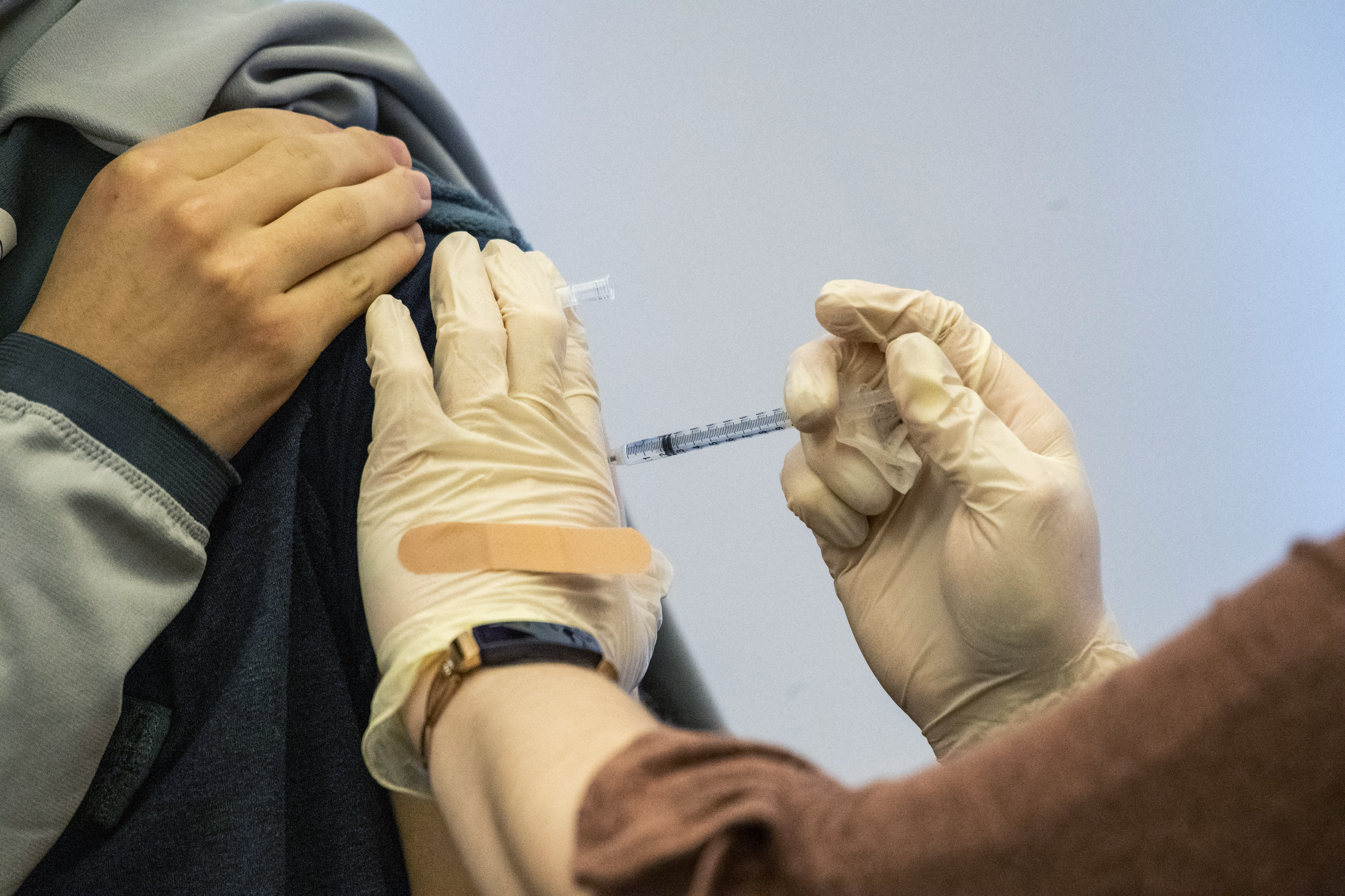 Data have indicated that boosters are about 75 per cent to 85 per cent effective against hospitalisation four to six months after they are given. Data have indicated that boosters are about 75 per cent to 85 per cent effective against hospitalisation four to six months after they are given.