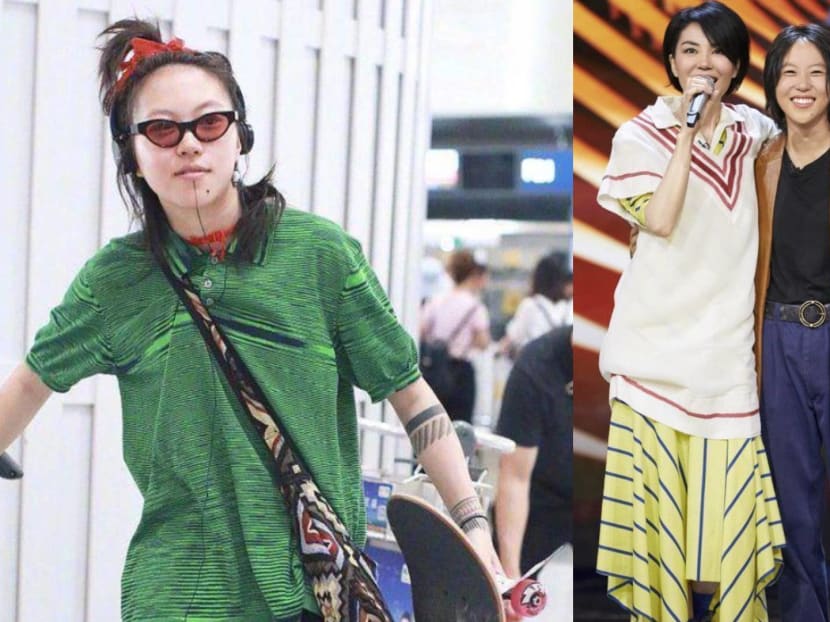 Netizens Have An Issue With The Fashion Sense Of Faye Wong’s Daughter Leah Dou, Call Her A “Walking Christmas Tree”