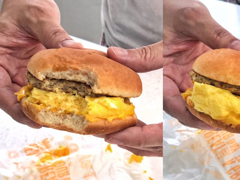 Mcdonald S Scrambled Egg Burger Taste Test Nice Or Not Today