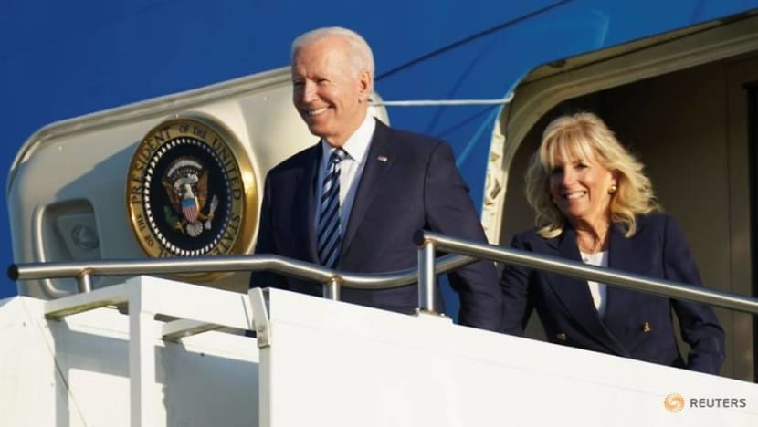 Biden arrives in UK for G7 summit, part of 8-day Europe trip